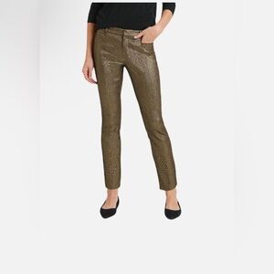 NWOT ~ Banana Republic Metallic Sloan Pant Size 8